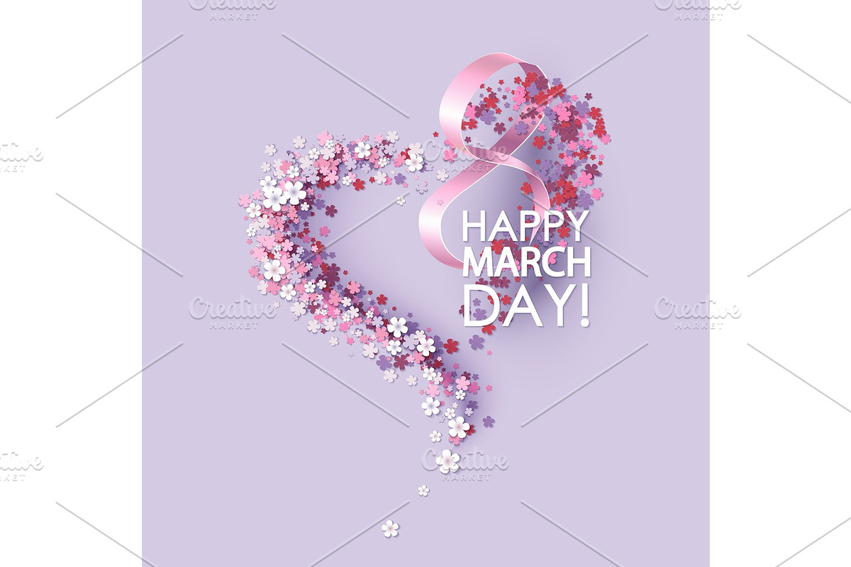 Women day background in Card Templates - product preview 8