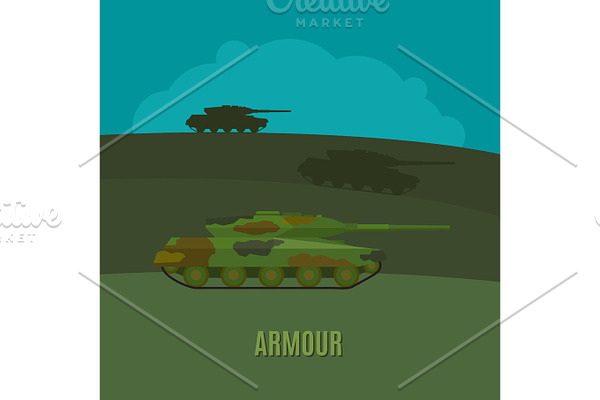 Armed forces tanks