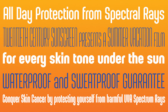 Sunblock Collection in Display Fonts - product preview 4