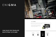Enigma - One Page HTML Template