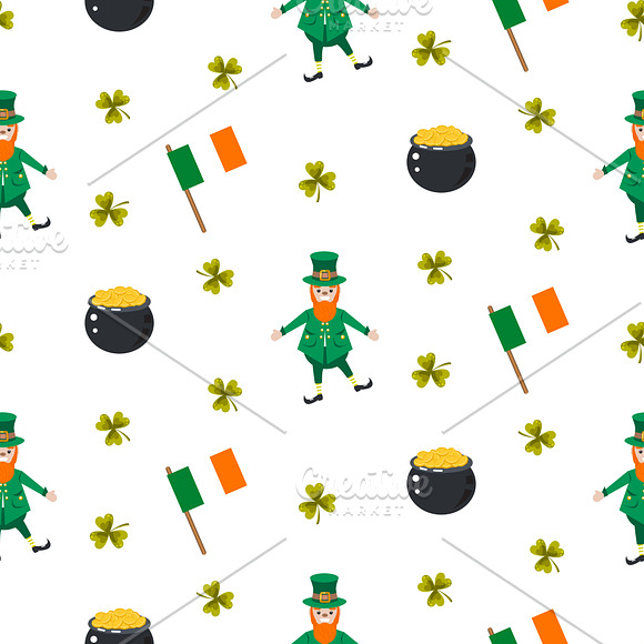 "St. Patrick's Day" Vector Patterns in Patterns - product preview 1