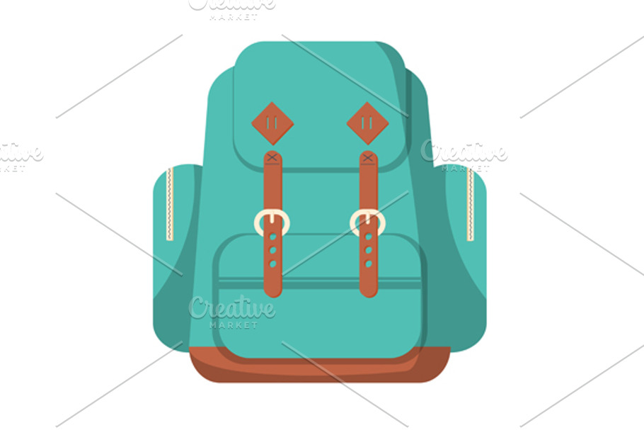 School backpack Kids backpack in Illustrations - product preview 8
