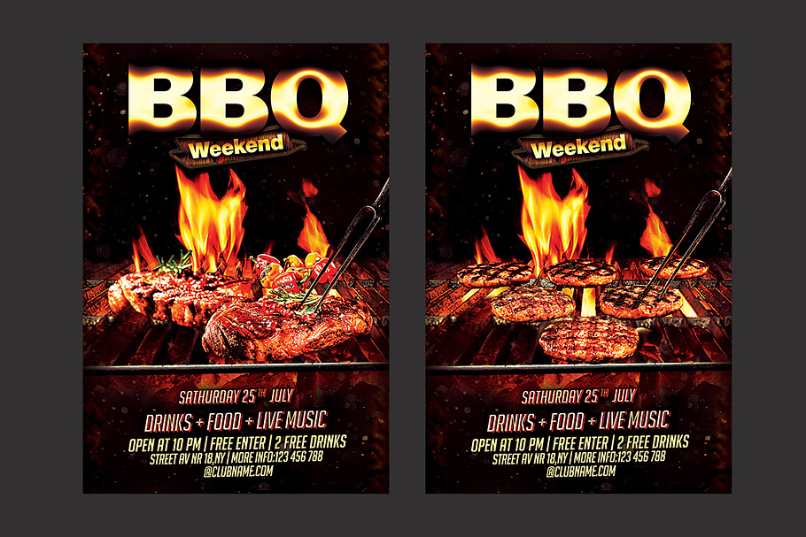 BBQ Flyer in Flyer Templates - product preview 8