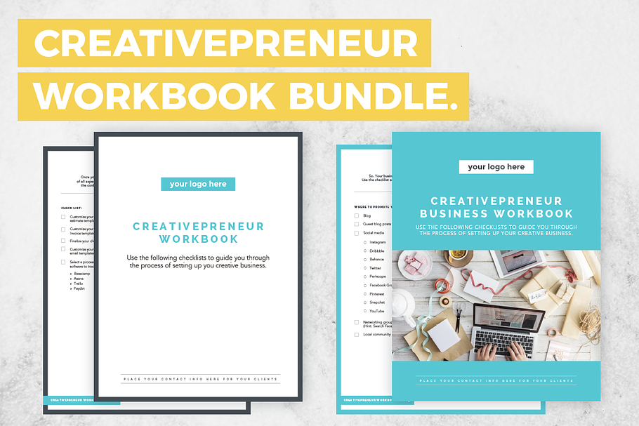 BUNDLE! Creativepreneur Workbooks in Templates - product preview 8