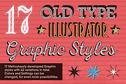 17 Old Type Graphic Styles