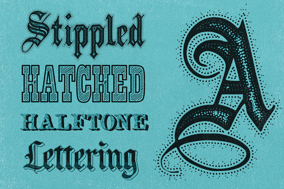 17 Old Type Graphic Styles in Photoshop Layer Styles - product preview 4