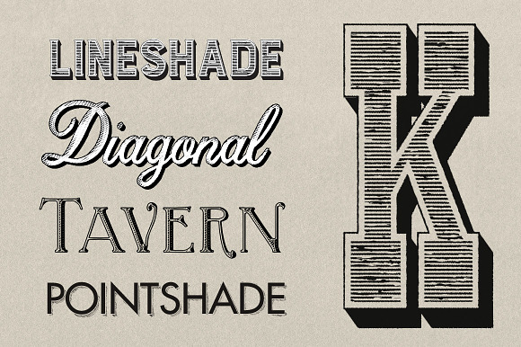 17 Old Type Graphic Styles in Photoshop Layer Styles - product preview 5