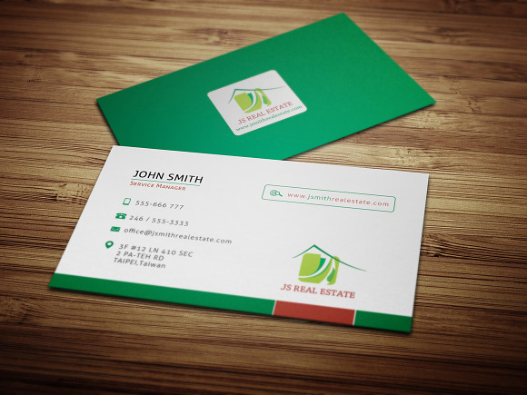 Real Estate Business Card in Business Card Templates - product preview 3