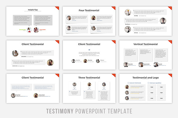 Testimony Powerpoint Template in PowerPoint Templates - product preview 1