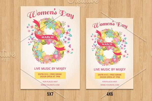 Women's Day Flyer Template-V499