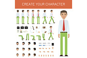 Create Your Character Businessman Collection.