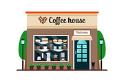 Coffee house store front