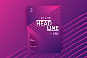 Line texture Brochure Cover Design