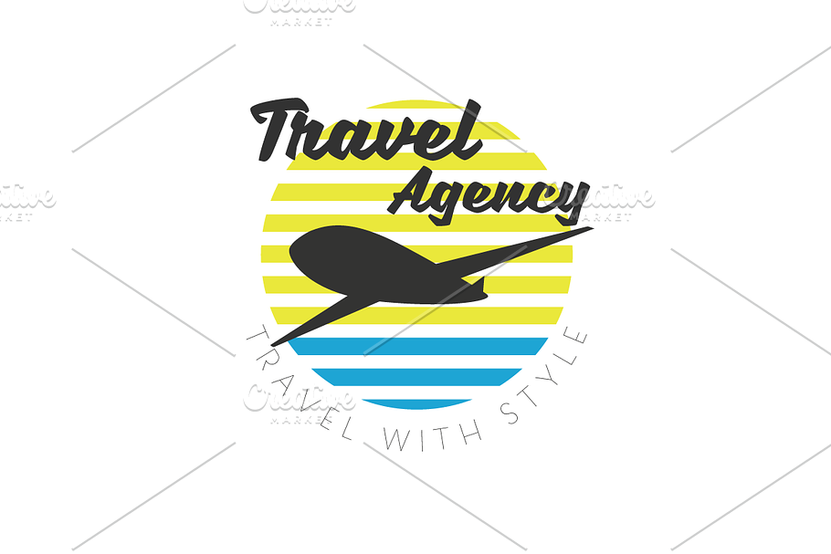 Travel Agency Logo Design Creative Logo Templates Creative Market