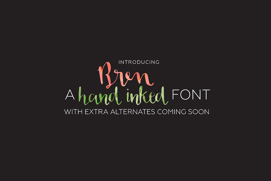 Bren in Script Fonts - product preview 8