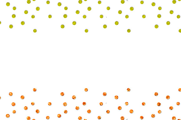 Glitter confetti borders in Illustrations - product preview 1