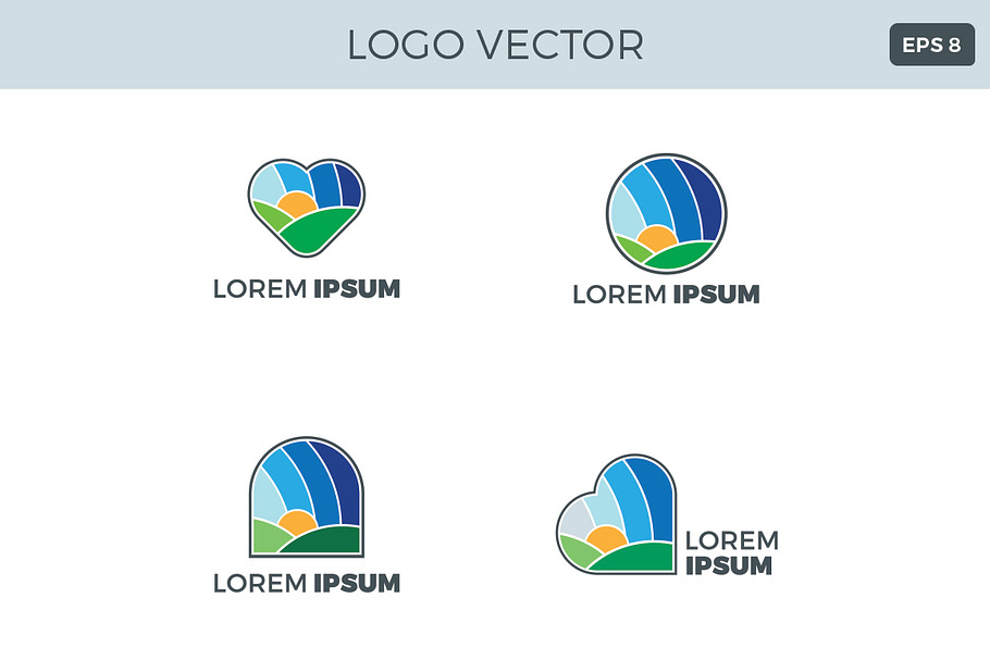 Valley Logo Vector in Logo Templates - product preview 8