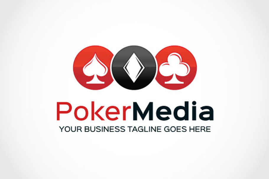 Poker Media Logo Template