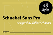 Schnebel Sans Pro Full Volume