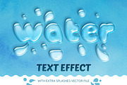WATER TEXT EFFECT