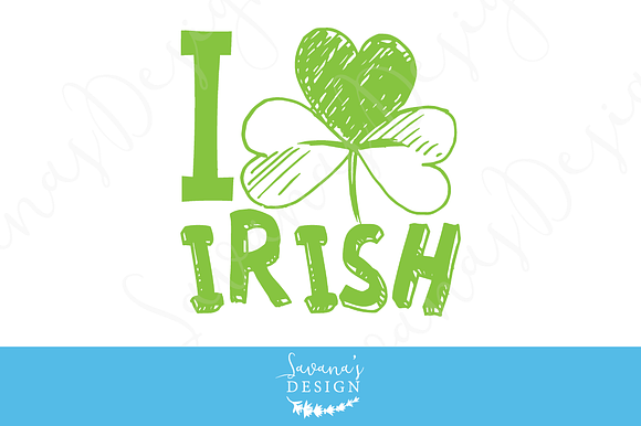 Leprechaun and I heart Irish Clipart in Illustrations - product preview 3