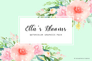 Ella's Blooms - Watercolor Flowers