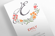 The Floral - Business Card Template