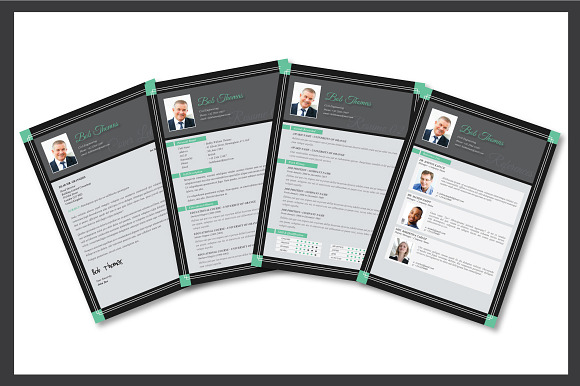 Resume Template v.02 in Resume Templates - product preview 3
