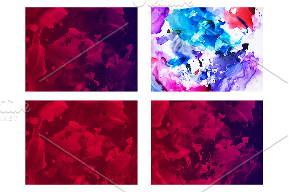 14 Abstract Watercolor Backgrounds in Textures - product preview 6