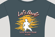 rock show tee shirt