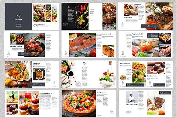 Recipe Cook Book Template in Brochure Templates - product preview 9
