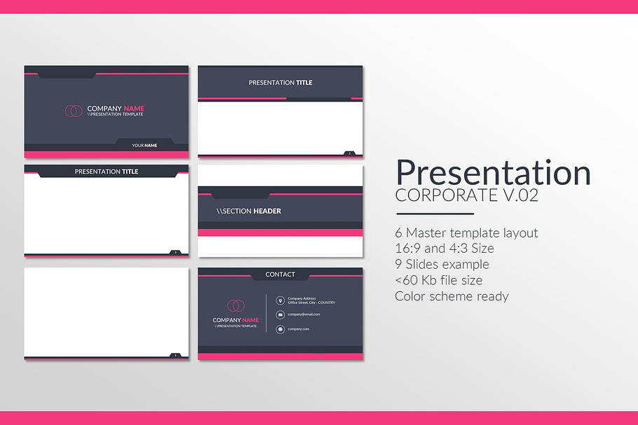 Presentation Corporate 02 in Presentation Templates - product preview 8