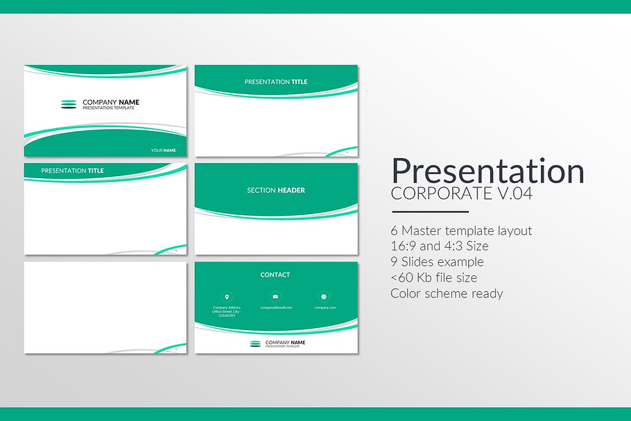 Presentation Corporate 04 in Presentation Templates - product preview 8