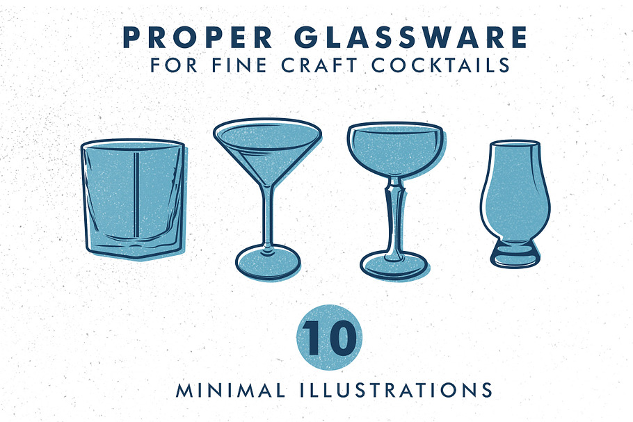 PROPER GLASSWARE in Illustrations - product preview 8