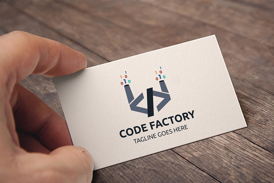 Code Factory Logo in Logo Templates - product preview 8