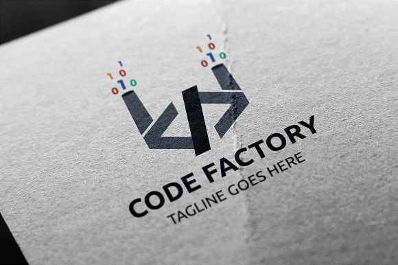 Code Factory Logo in Logo Templates - product preview 1