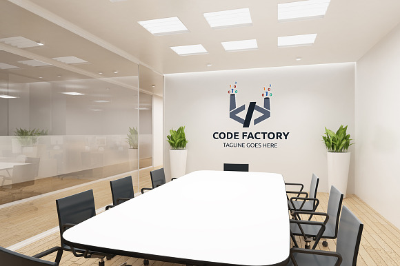 Code Factory Logo in Logo Templates - product preview 2