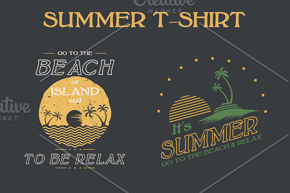 Summer T-Shirt in Templates - product preview 1