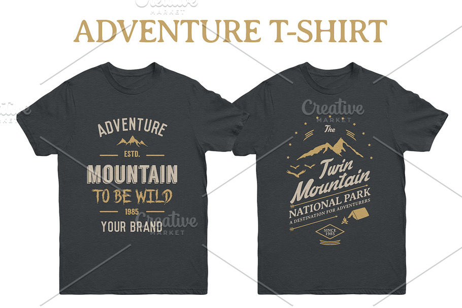 Adventure T-Shirt in Templates - product preview 8