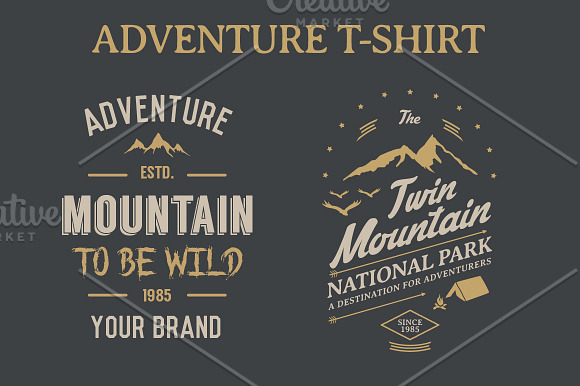 Adventure T-Shirt in Templates - product preview 1