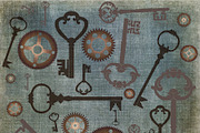 Grungy Steampunk Background Textures