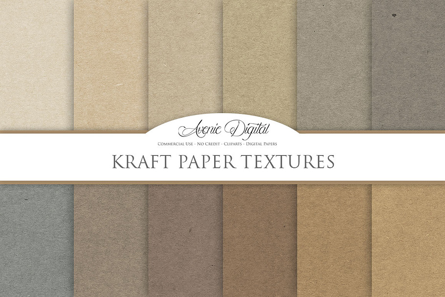 Kraft Paper Background Textures