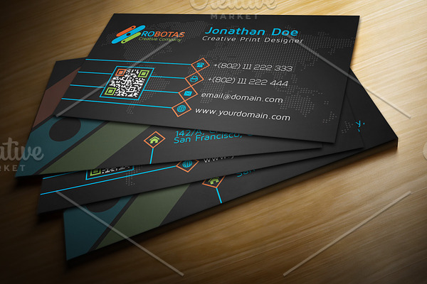 Colorful Business Card 