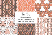 Trellis Seamless Vector Patterns