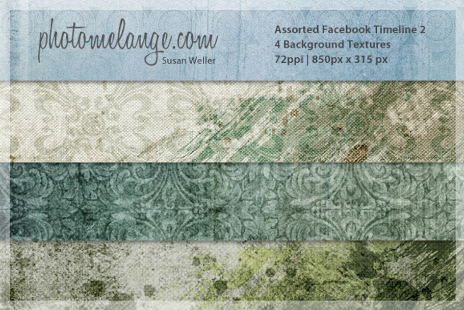PhotoMelange FB Timeline Textures in Textures - product preview 8