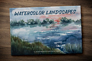 Hand Painted Watercolor Landscapes 1