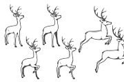 -50% OFF! Christmas reindeers