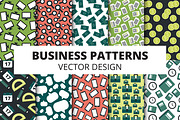 Business icons and patterns