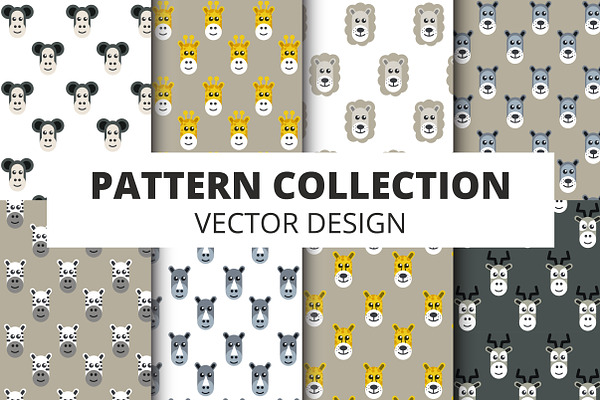 Animal Patterns and Flat Icons