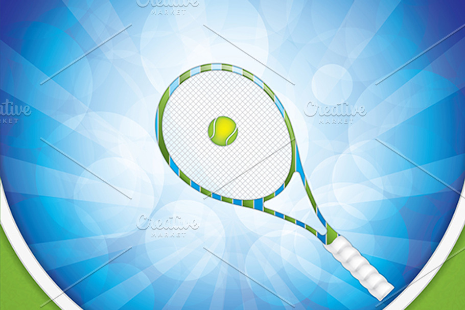 Tennis brochure in Illustrations - product preview 8